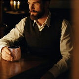 Charred Wooden Whiskey Glass Set with Stones & Tongs