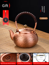 Handmade Outdoor Stove for Making Tea Copper Pot