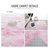 Tie-Dye Plush Carpet - Soft Fluffy Living Room Bedroom Mat