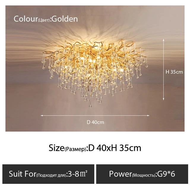 The Aurelia Crystal Cascade™ Chandelier