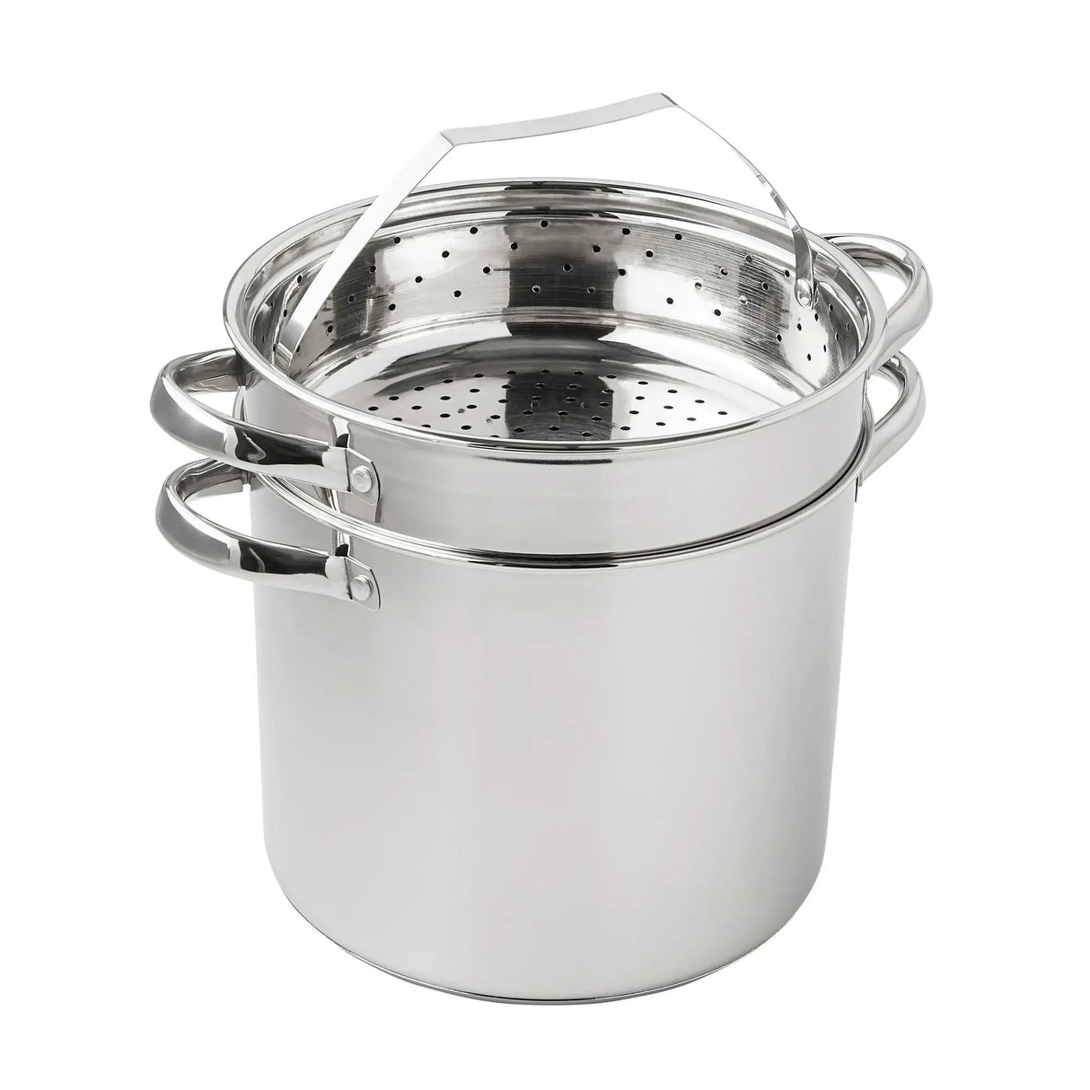 8 Qt Multipot Set 4-Piece Stainless Steel Cookware for Ultimate Kitchen Convenience Julia M LifeStyles