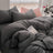 Cozy Soft Solid Color 3-Piece Bedding Set with Duvet Cover and Pillowcases Julia M LifeStyles