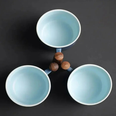 Creative Handmade Exquisite Coffee Cup Vintage Coffee Cup With Wooden Handle Mug Cups Mugs Drinkware Kitchen Dining Bar Home - Julia M LifeStyles