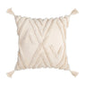 Bohemian Embroidered Tassel Pillow Case 45x45cm Julia M LifeStyles