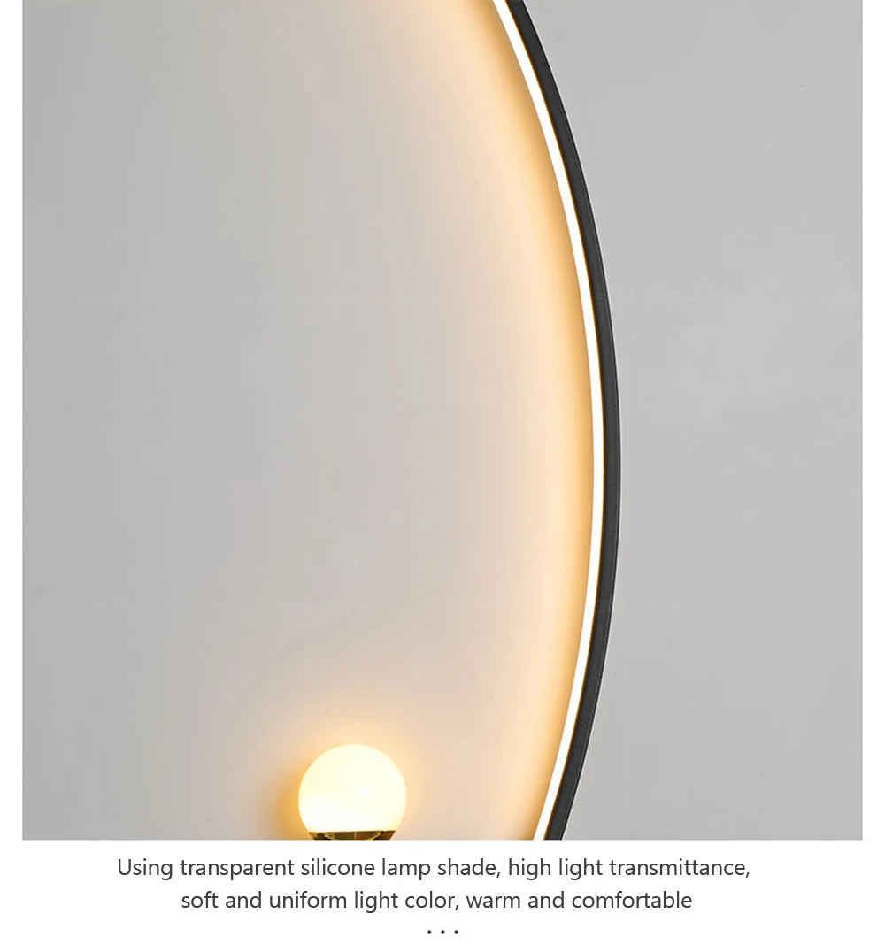 Modern LED Wall Lamp with Smart Remote Control for Bedroom and Living Room Julia M LifeStyles