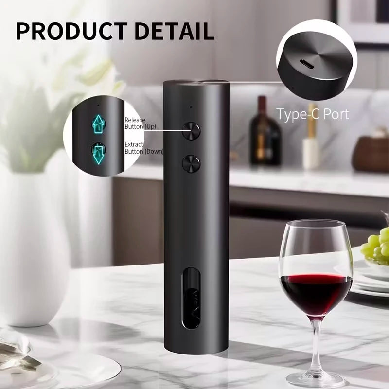 Rechargeable Electric Wine Opener Set - Julia M LifeStyles