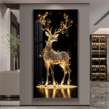 Luxury LED Crystal Porcelain Wall Lamp