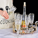 170ml Luxurious Crystal Champagne Glasses Transparent Thickened Retro Cocktail Glass Red Wine Goblet Wedding Party Accessories Julia M LifeStyles