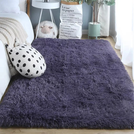 Tie-Dye Plush Carpet - Soft Fluffy Living Room Bedroom Mat