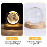 Unique 3D Crystal Ball Lamp with Galaxy and Planetary Projections USB Night Light for Cozy Atmosphere plasma ball Julia M LifeStyles