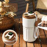 Smart LED Temperature Display Stainless Steel Coffee Cup 🌡️  Julia M Home & Kitchen White Coffee  