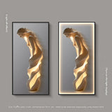 Lumière Entrance Wall Art | Illuminated Abstract Canvas