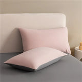 Reversible Brushed Cotton Duvet Cover Set with Pillowcases in Multiple Sizes