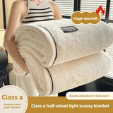 Plush Warm Winter Blanket A Grade Coral Fleece Flannel Soft Thick Bed Blankets for Sofa Single Double Couple Furry Bedspread Julia M LifeStyles