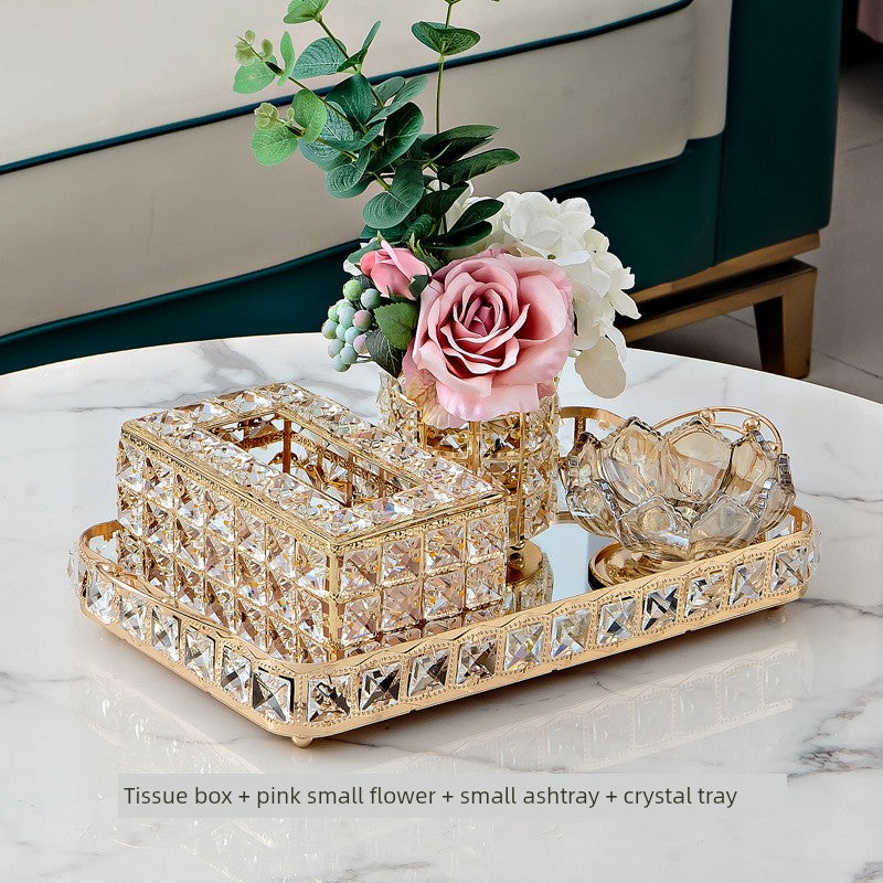 Elegant Crystal Tissue Box - Upgrade Your Space - Julia M LifeStyles