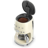 SMEG 50's Retro Drip Coffee Machine with 10-Cup Carafe and Auto Start Julia M LifeStyles