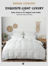 Crafts Furball King Size Bedding Set Queen Size Double Duvet Cover Set 200x200 High Quality Tufted Quilt Cover and Pillow Cases