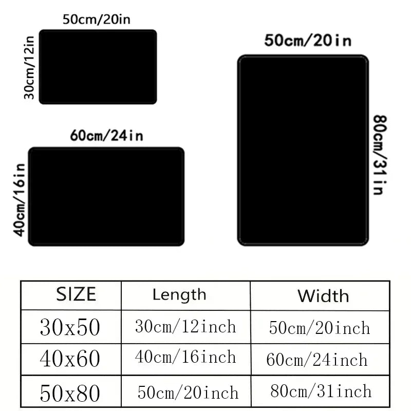 Rustic Bear Pattern Welcome Mat - Anti-Slip Carpet for Every Room