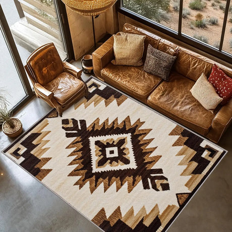 Bohemian Stain Resistant Bathroom Floor - Julia M LifeStyles