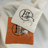 Horse 45cm Throw Pillow Cushion Covers Pack Of 1 Pcs Luxury Horse Embroidery Modern Style Couch Sofa Pillow Covers