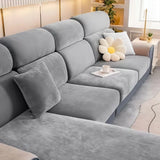 Thickened Elastic Silver Fox Fleece Sofa Cover