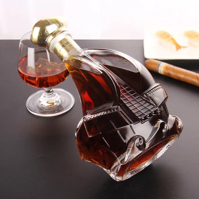 Grape Beer Container Whiskey Decanter with Lid