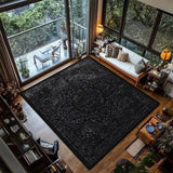 Luxury Retro Black Persian Carpet - Julia M LifeStyles