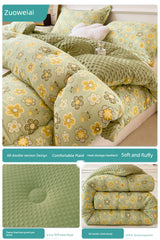 Quilt Thickened Heattech Adult Integrated Winter Quilt Spring and Autumn Duvet Insert All Year Round Neutral Machine Washable Julia M LifeStyles