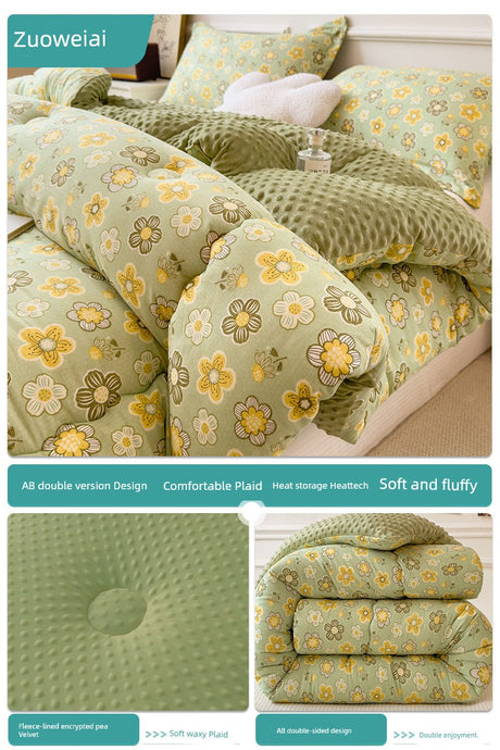 Quilt Thickened Heattech Adult Integrated Winter Quilt Spring and Autumn Duvet Insert All Year Round Neutral Machine Washable Julia M LifeStyles