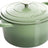 Artisan 7-Quart Round Dutch Oven - Matte Linen White w/Gold Knob Julia M Home & Kitchen