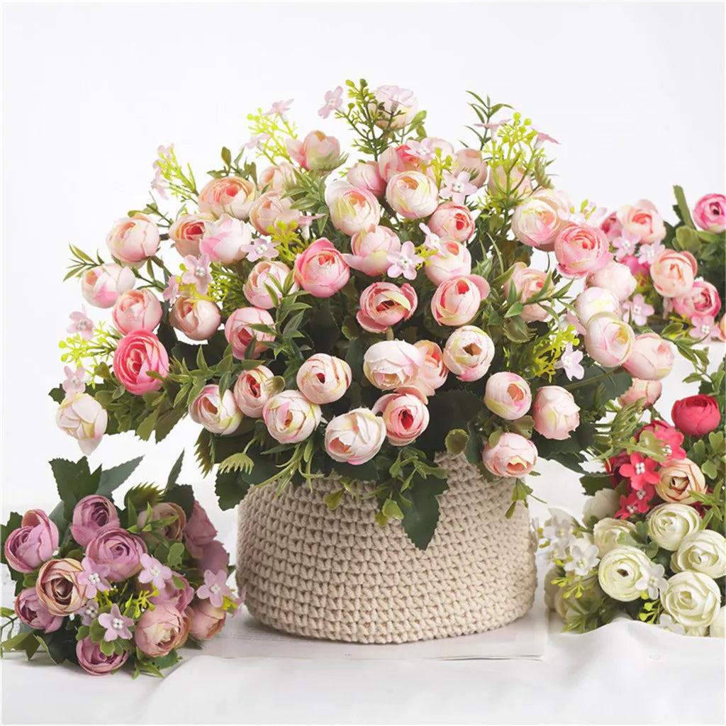 High Quality Silk Rose Bouquet for Home and Wedding Decor - Julia M LifeStyles