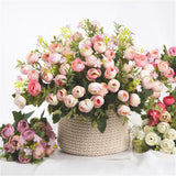 High Quality Silk Rose Bouquet for Home and Wedding Decor - Julia M LifeStyles