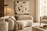 Atelier Serein Textured Canvas | Handmade Wabi-Sabi Abstract Wall Art