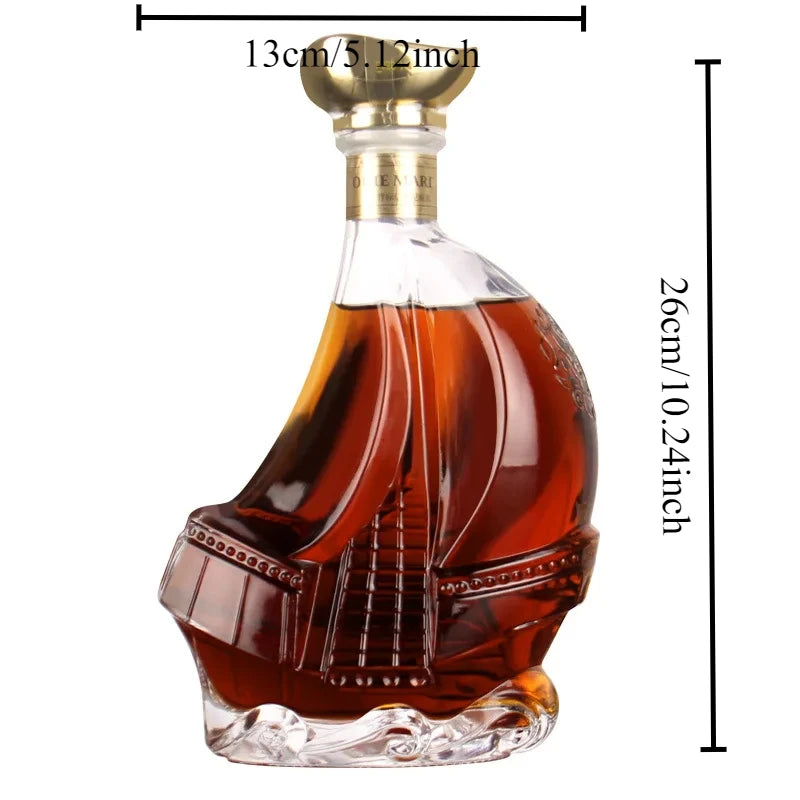 Grape Beer Container Whiskey Decanter with Lid