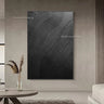 Large Special Artwork Abstract Pure Black Texture Thick Oil Painting Handmade New Design Knife Thick Canvas Wall Art Decor