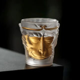 Playful Monkey Crystal Glass Kung Fu Tea Mug