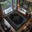 Luxury Retro Black Persian Carpet - Julia M LifeStyles