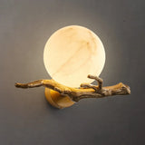Carrara Marble Outdoor Wall Sconce