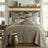 Elegant Taupe Cotton Waffle Quilt Set with Pillow Shams for Full/Queen Bed Julia M LifeStyles