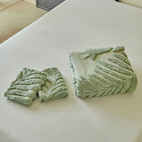 New Monstera Leaves Tufted Duvet Cover Set Single Double Bedding Set King Soft Comfortable Durable Quilt Cover and Pillowcases