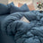 Cozy Soft Solid Color 3-Piece Bedding Set with Duvet Cover and Pillowcases Julia M LifeStyles