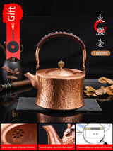 Handmade Outdoor Stove for Making Tea Copper Pot