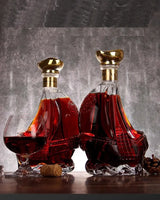 Grape Beer Container Whiskey Decanter with Lid