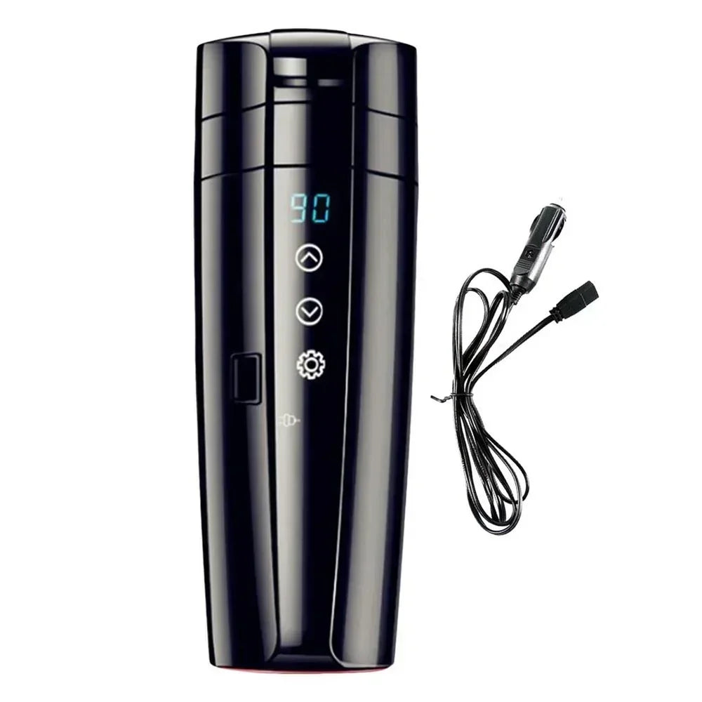 Smart Stainless Steel Car Heating Mug with Temperature Control - 400ML