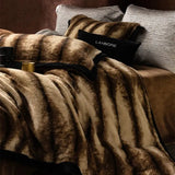 Faux Fur Duvet Cover Set with Sheet, Queen & King