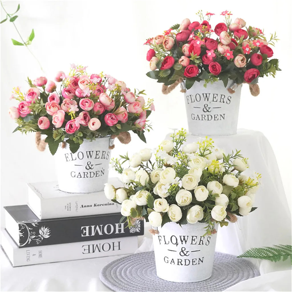 High Quality Silk Rose Bouquet for Home and Wedding Decor - Julia M LifeStyles