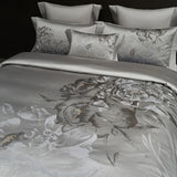 4/7Pcs Luxury Soft Silky Egyptian cotton Damask Satin Bedding Set Super King Duvet Cover Flat Sheet/Fitted Sheet Pillowcases Julia M LifeStyles