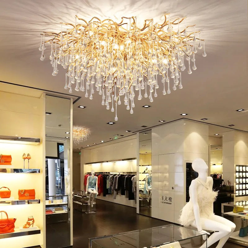 The Aurelia Crystal Cascade™ Chandelier