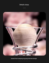 Lux Iceberg Falls Crystal Glass Wine Decanter & Filter Julia M LifeStyles