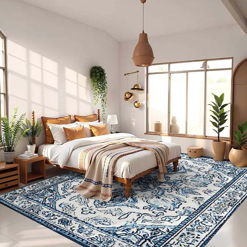 Vintage Bohemian Easy Care Foldable Door Bathroom Floor Mat